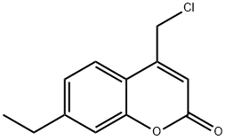4-(氯甲基)-7-乙基-2H-1-苯并吡喃-2-酮 结构式