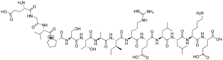 GLU-GLY-VAL-PRO-SER-THR-ALA-ILE-ARG-GLU-ILE-SER-LEU-LEU-LYS-GLU 结构式