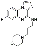 7-FLUORO-N-(3-MORPHOLIN-4-YLPROPYL)IMIDAZO[1,2-A]QUINOXALIN-4-AMINE 结构式