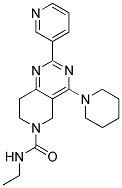 4-PIPERIDIN-1-YL-2-PYRIDIN-3-YL-7,8-DIHYDRO-5H-PYRIDO[4,3-D]PYRIMIDINE-6-CARBOXYLIC ACID ETHYLAMIDE 结构式