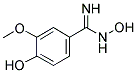 4,N-Dihydroxy-3-methoxy-benzamidine 结构式