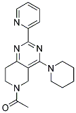 1-(4-PIPERIDIN-1-YL-2-PYRIDIN-2-YL-7,8-DIHYDRO-5H-PYRIDO[4,3-D]PYRIMIDIN-6-YL)-ETHANONE 结构式