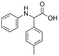 2-(4-甲基苯基)-2-(苯氨基)乙酸 结构式