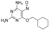 4-CYCLOHEXYLMETHOXY-2,6-DIAMINO-5-NITROSOPYRIMIDINE 结构式