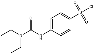 4-(3,3-DIETHYL-UREIDO)-BENZENESULFONYL CHLORIDE 结构式