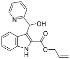 3-(HYDROXY-PYRIDIN-2-YL-METHYL)-1H-INDOLE-2-CARBOXYLIC ACID ALLYL ESTER 结构式