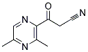 3-(3,5-DIMETHYL-PYRAZIN-2-YL)-3-OXO-PROPIONITRILE 结构式