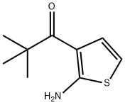 1-(2-氨基噻吩-3-基)-2,2-二甲基丙-1-酮 结构式