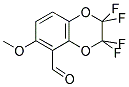 2,2,3,3-TETRAFLUORO-6-METHOXY-1,4-BENZODIOXEN-5-CARBALDEHYDE 结构式