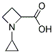 1-CYCLOPROPYL-2-AZETIDINECARBOXYLIC ACID 结构式