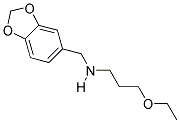 BENZO[1,3]DIOXOL-5-YLMETHYL-(3-ETHOXY-PROPYL)-AMINE 结构式