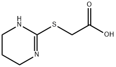 (1,4,5,6-四氢嘧啶-2-基磺酰基)-乙酸 结构式