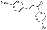 4'-BROMO-3-(4-CYANOPHENYL)PROPIOPHENONE 结构式