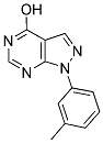 1-(3-METHYLPHENYL)-1H-PYRAZOLO[3,4-D]PYRIMIDIN-4-OL 结构式