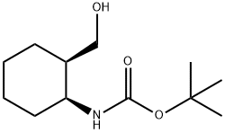 ((1S,2R)-2-(羟甲基)环己基)氨基甲酸叔丁酯 结构式
