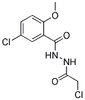 5-CHLORO-N'-(CHLOROACETYL)-2-METHOXYBENZOHYDRAZIDE 结构式