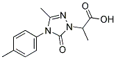 2-[3-METHYL-4-(4-METHYLPHENYL)-5-OXO-4,5-DIHYDRO-1H-1,2,4-TRIAZOL-1-YL]PROPANOIC ACID 结构式