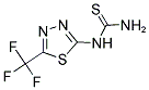 N-[5-(TRIFLUOROMETHYL)-1,3,4-THIADIAZOL-2-YL]THIOUREA 结构式