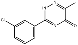 3-(3-CHLOROPHENYL)-6-METHYL-1,2,4-TRIAZIN-5-OL 结构式