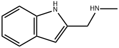 (1H-吲哚-2-基)甲基](甲基)胺 结构式