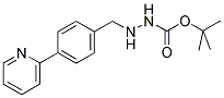 N'-(4-PYRIDIN-2-YL-BENZYL)-HYDRAZINECARBOXYLIC ACID TERT-BUTYL ESTER 结构式