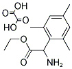 ETHYL AMINO(MESITYL)ACETATE OXALATE 结构式