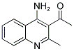 1-(4-AMINO-2-METHYLQUINOLIN-3-YL)ETHANONE 结构式