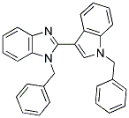 1-BENZYL-2-(1-BENZYL-1H-INDOL-3-YL)-1H-BENZOIMIDAZOLE 结构式
