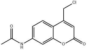 N-(4-CHLOROMETHYL-2-OXO-2H-CHROMEN-7-YL)-ACETAMIDE 结构式