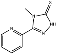 4-甲基-5-(2-吡啶基)-2H-1,2,4-三唑-3-硫酮 结构式