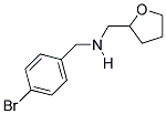 1-(4-BROMOPHENYL)-N-(TETRAHYDROFURAN-2-YLMETHYL)METHANAMINE 结构式