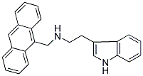 N-(9-ANTHRYLMETHYL)-N-[2-(1H-INDOL-3-YL)ETHYL]AMINE 结构式