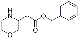 MORPHOLIN-3-YL-ACETIC ACID BENZYL ESTER 结构式