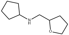 N-(四氢呋喃-2-基甲基)环戊胺 结构式