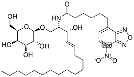 C6 NBD-SPHINGOSINE, B-D-GALACTOSYL 结构式