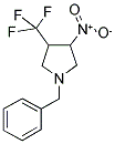 1-BENZYL-3-NITRO-(TRIFLUOROMETHYL)PYRROLIDINE 结构式