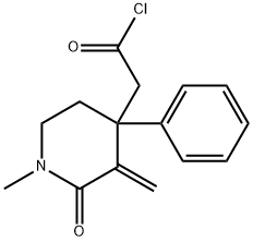 4-Phenyl-1-piperidineacetyl chloride 结构式