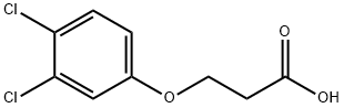 3-(3,4-二氯苯氧基)丙酸 结构式