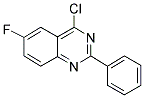 4-CHLORO-6-FLUORO-2-PHENYL-QUINAZOLINE 结构式