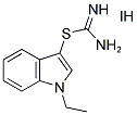 1-ETHYL-1H-INDOL-3-YL IMIDOTHIOCARBAMATE HYDROIODIDE 结构式