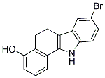 8-Bromo-5,6-dihydro-4-hydroxy-11H-indolo[2,3-f]naphthalene 结构式