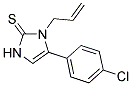1-ALLYL-5-(4-CHLOROPHENYL)-1,3-DIHYDRO-2H-IMIDAZOLE-2-THIONE 结构式