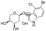 5-溴-4-氯-3-吲哚 A-L-呋喃阿拉伯糖苷 结构式