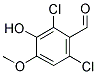 2,6-DICHLORO-3-HYDROXY-4-METHOXYBENZALDEHYDE 结构式
