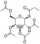 PROPIONYL 3,4,6-TRI-O-ACETYL-2-ACETAMIDO-2-DEOXY-BETA-D-THIOGALACTOPYRANOSIDE 结构式