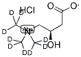 氘代L-盐酸肉碱(甲基-D3) 结构式