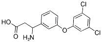 3-AMINO-3-[3-(3,5-DICHLORO-PHENOXY)-PHENYL]-PROPIONIC ACID 结构式
