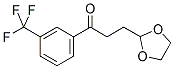 3-(1,3-DIOXOLAN-2-YL)-3'-TRIFLUOROMETHYLPROPIOPHENONE 结构式