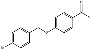 4′-(4-溴苄氧基)苯乙酮 结构式