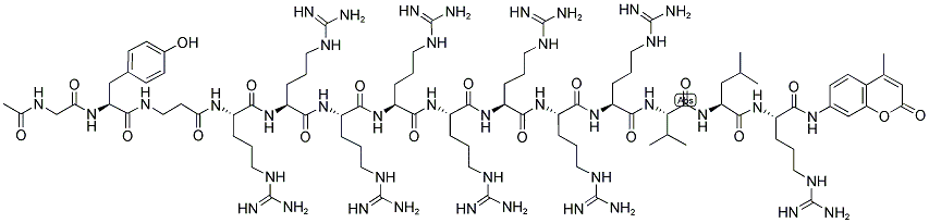 Anthrax lethal factor protease substrate III, fluorogenic 结构式